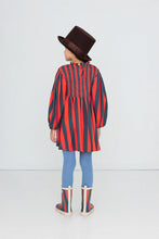 Laden Sie das Bild in den Galerie-Viewer, Red-Blue Stripes Kleid