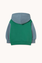 Laden Sie das Bild in den Galerie-Viewer, Curly Dog Color Block Hoodie