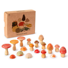Laden Sie das Bild in den Galerie-Viewer, Holzspielset Pilze