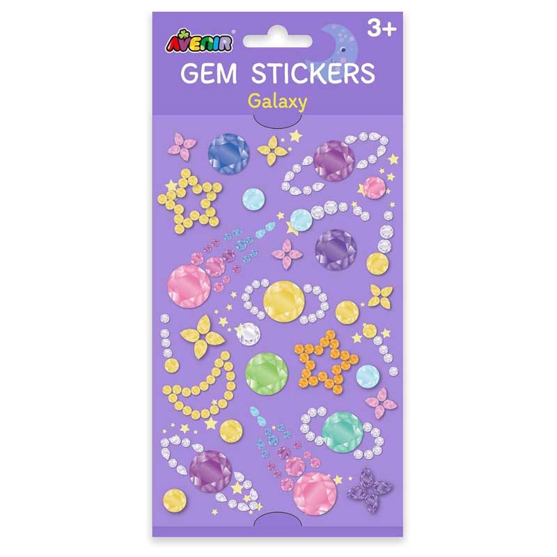 Glitzersteine Sticker Galaxy