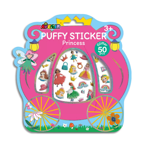 Puffy 3D Sticker Prinzessin