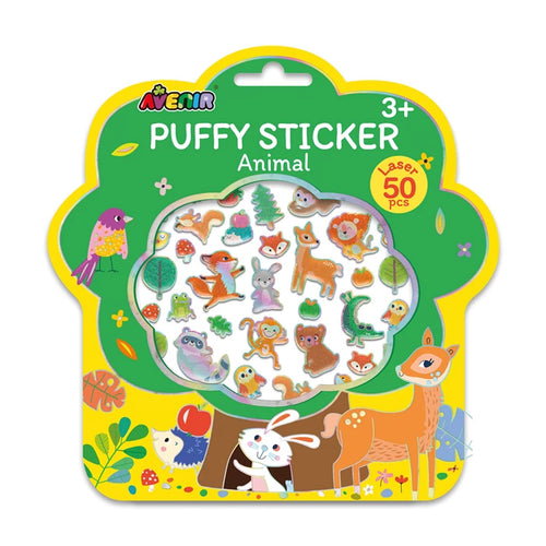 Puffy 3D Sticker Tiere