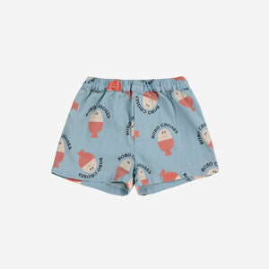 Baby Morning Egg all over denim Shorts