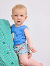Laden Sie das Bild in den Galerie-Viewer, Baby Morning Egg all over denim Shorts