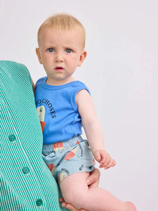 Baby Morning Egg all over denim Shorts