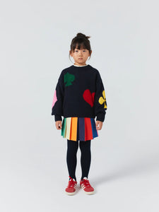 Jacquard Turtle Neck Jumper Navy