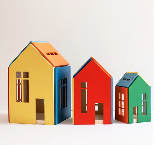 Magnetisches Puppenhaus Set Multicolor