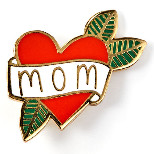 Mom Emaille Pin