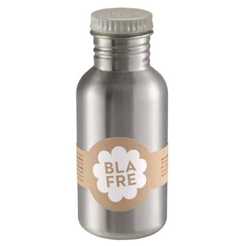 Edelstahl Trinkflasche 500 ml grau