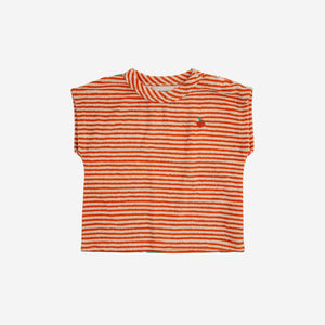 Baby Orange Stripes terry T-shirt