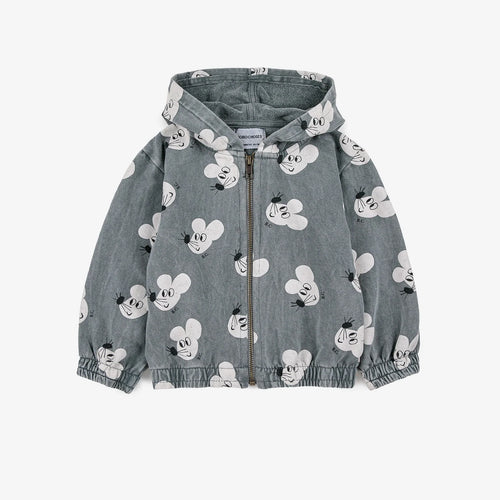 Baby Mouse All Over Zipped Hoodie