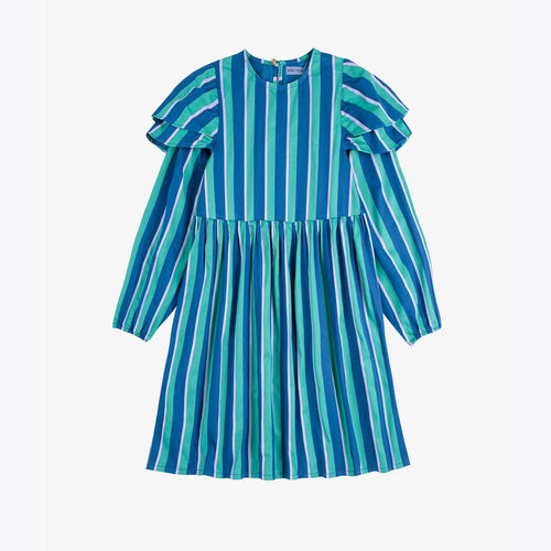 Striped woven Kleid
