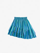 Laden Sie das Bild in den Galerie-Viewer, Striped woven midi Rock