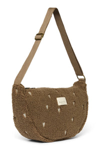 Brown Hearts Teddy Adult Hipbag