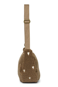 Brown Hearts Teddy Adult Hipbag