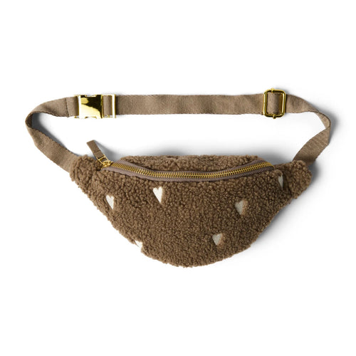 Brown Hearts Teddy Mini Hipbag