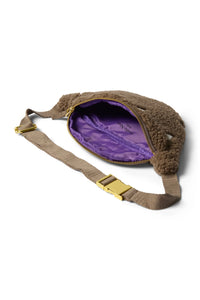 Brown Hearts Teddy Mini Hipbag