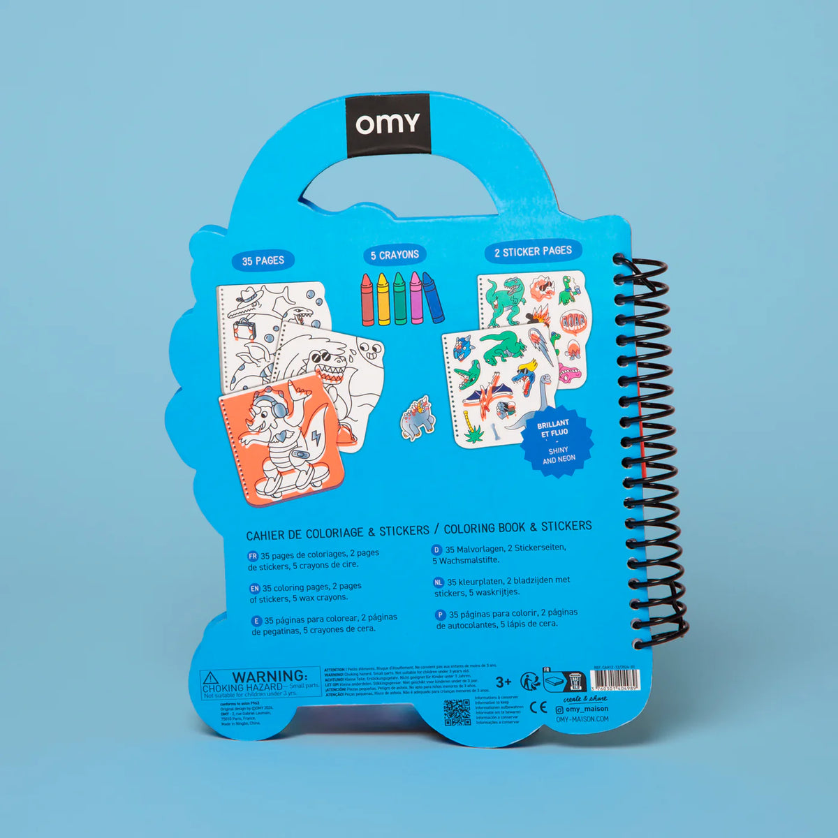Super Mal- & Stickerbuch Dino