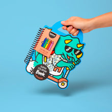 Laden Sie das Bild in den Galerie-Viewer, Super Mal- &amp; Stickerbuch Dino