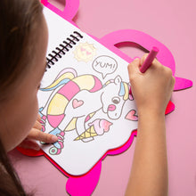 Laden Sie das Bild in den Galerie-Viewer, Super Mal- &amp; Stickerbuch Einhorn Lily