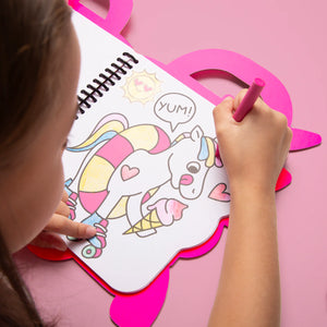 Super Mal- & Stickerbuch Einhorn Lily