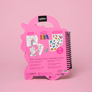 Super Mal- & Stickerbuch Einhorn Lily