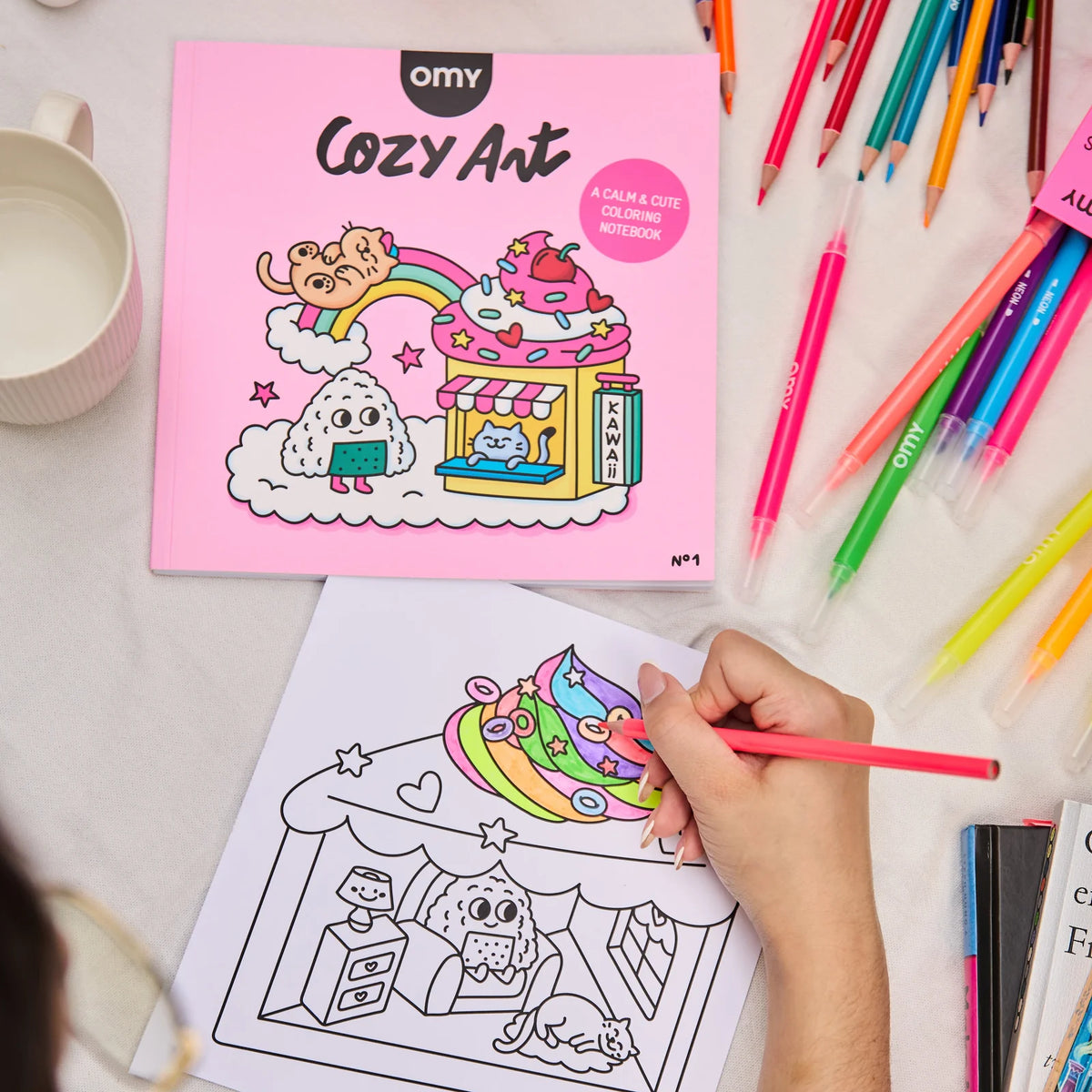 Ausmalbuch Cozy Art "Kawaii"