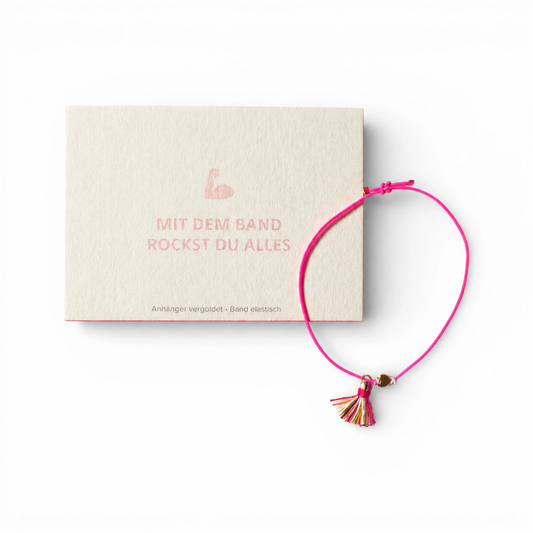 Armband "Mit dem Band rockst Du alles"