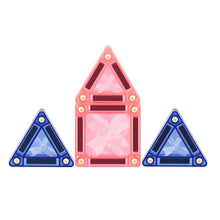 Laden Sie das Bild in den Galerie-Viewer, Mini Magnetische Bausteine Pastel 28 Teile
