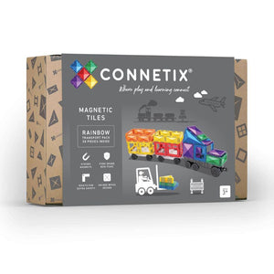 Magnetische Bausteine Rainbow Transport Pack 50 Teile
