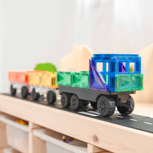 Magnetische Bausteine Rainbow Transport Pack 50 Teile