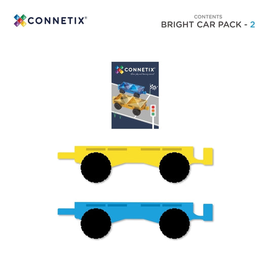 Magnetbausteine Bright Car Pack 2 Teile