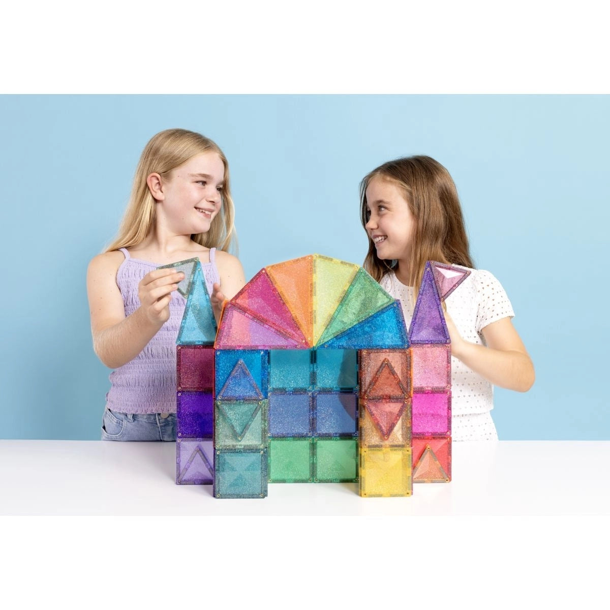 Magnetische Bausteine Glitter Castle Pack 48 Teile