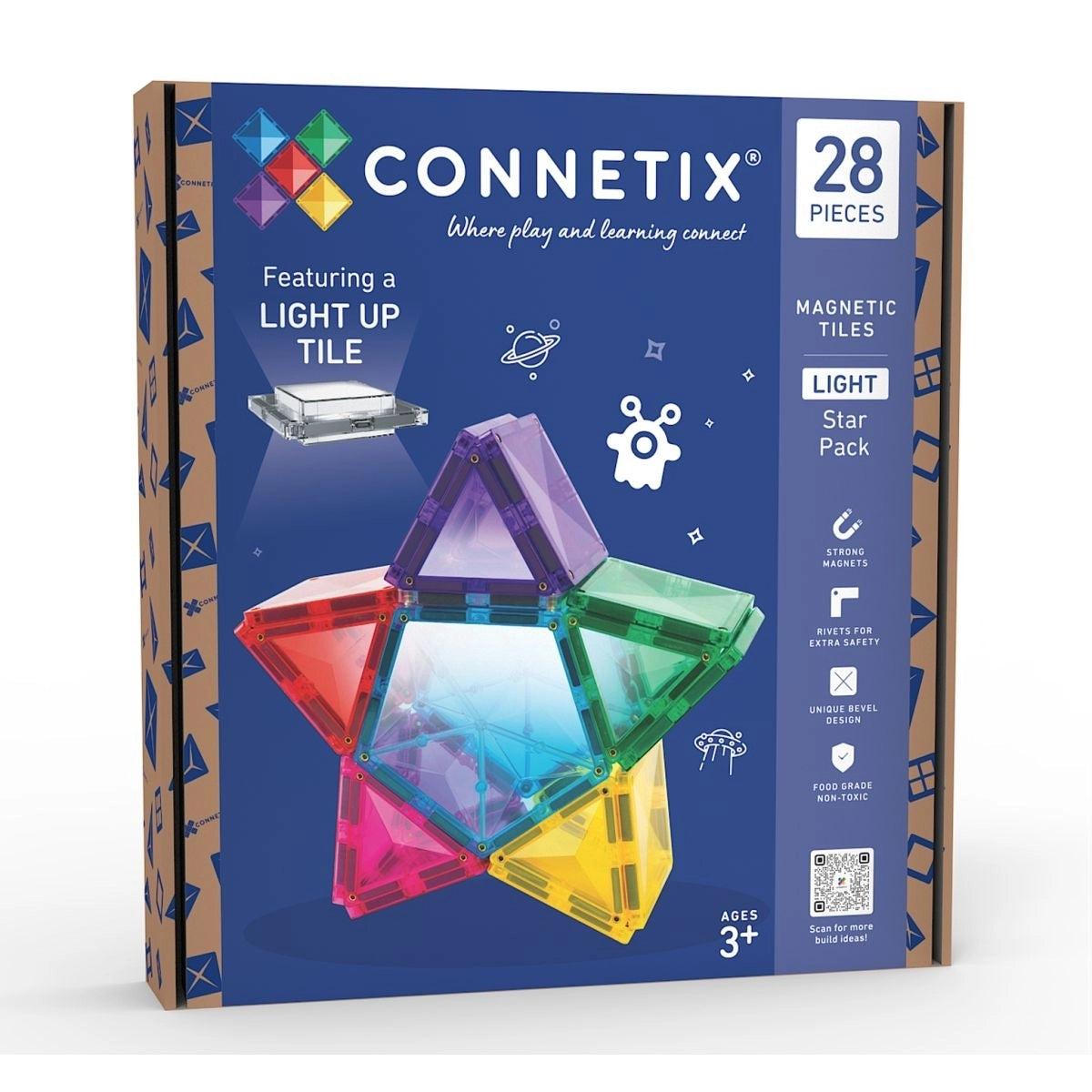Magnetische Bausteine Light Star Pack 28 Teile