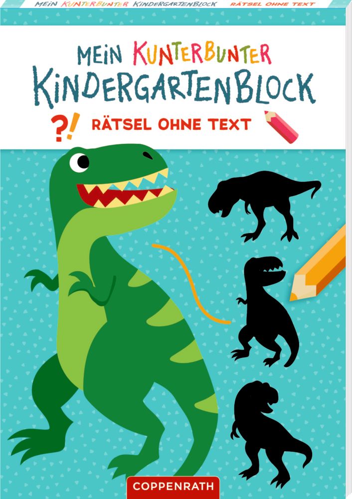 Mein kunterbunter Kindergartenblock: Rätsel ohne Text