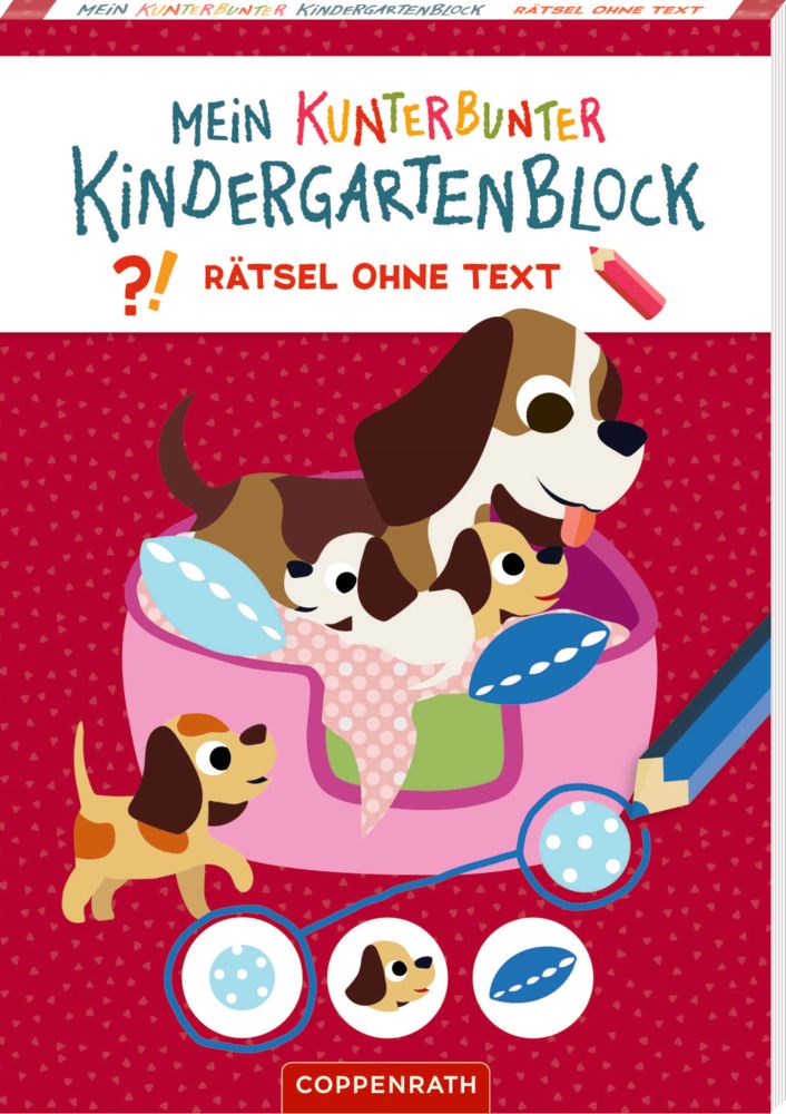 Mein kunterbunter Kindergartenblock: Rätsel ohne Text