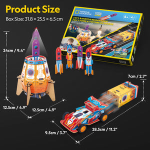 DIY 2in1 Rakete & Rennwagen