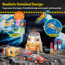 Laden Sie das Bild in den Galerie-Viewer, DIY 2in1 Rakete &amp; Rennwagen