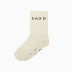 Daddy College Wollsocken taupe