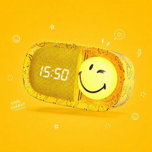 Dreamy Clock SMILEY WORLD® gelb
