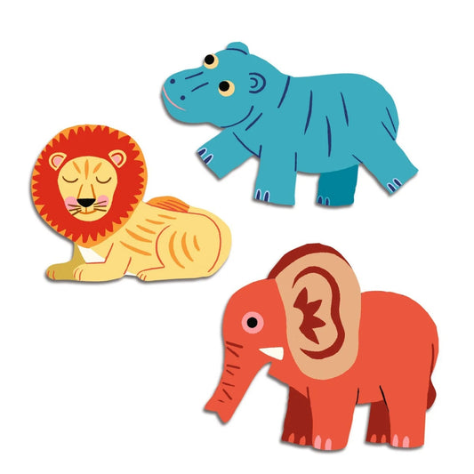 Sticker für Kleine "Safaritiere"