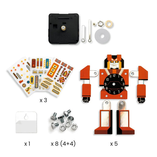 Do it yourself: Wanduhr Roboter