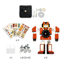 Laden Sie das Bild in den Galerie-Viewer, Do it yourself: Wanduhr Roboter