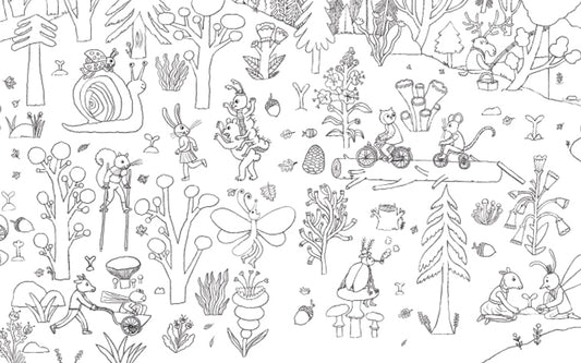 Malbuch "Fantastischer Wald"