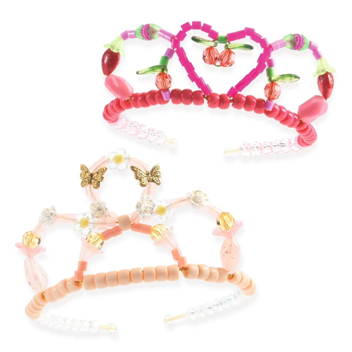 Schmuck basteln: Tiaras Rosa