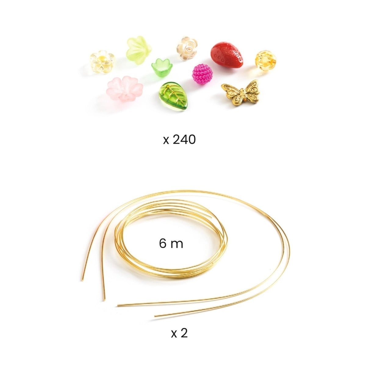 Schmuck basteln: Tiaras Rosa