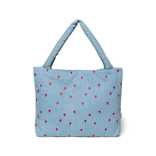 Mombag Denim Hearts