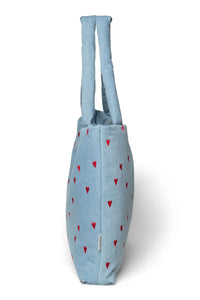 Mombag Denim Hearts