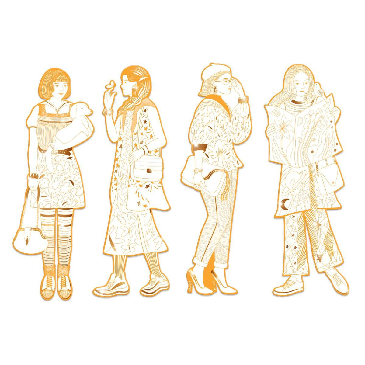 Ausmalbilder Demoiselles "Scout"