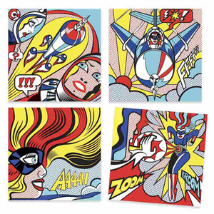 Ausmalbilder Inspired by: Roy Lichtenstein